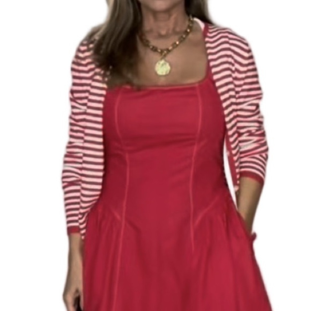 Free Assembly Women’s Stripe Cozy Yarn Cardigan Sweater, Lightweight, Size L - Picture 2 of 5